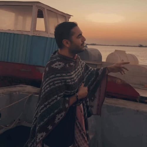 دانلود آهنگ ممرض زیر او نخل بلندو سر او کیچه قشنگو